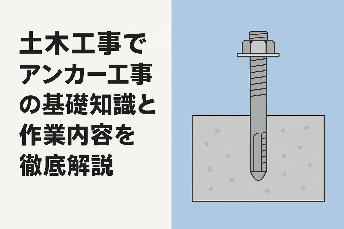 土木工事でアンカー工事の基礎知識と作業内容を徹底解説｜求人や資格情報のポイントも総まとめ