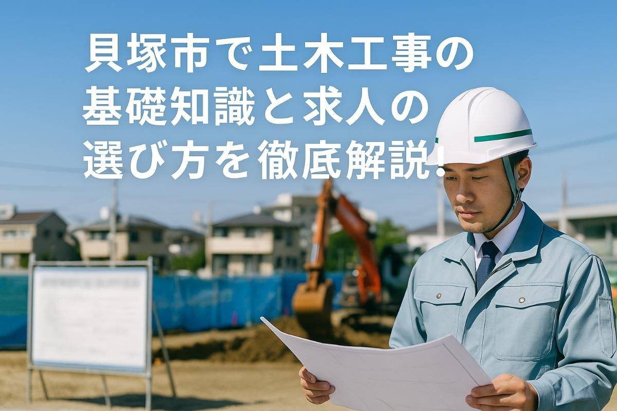 貝塚市で土木工事の基礎知識と求人の選び方を徹底解説！