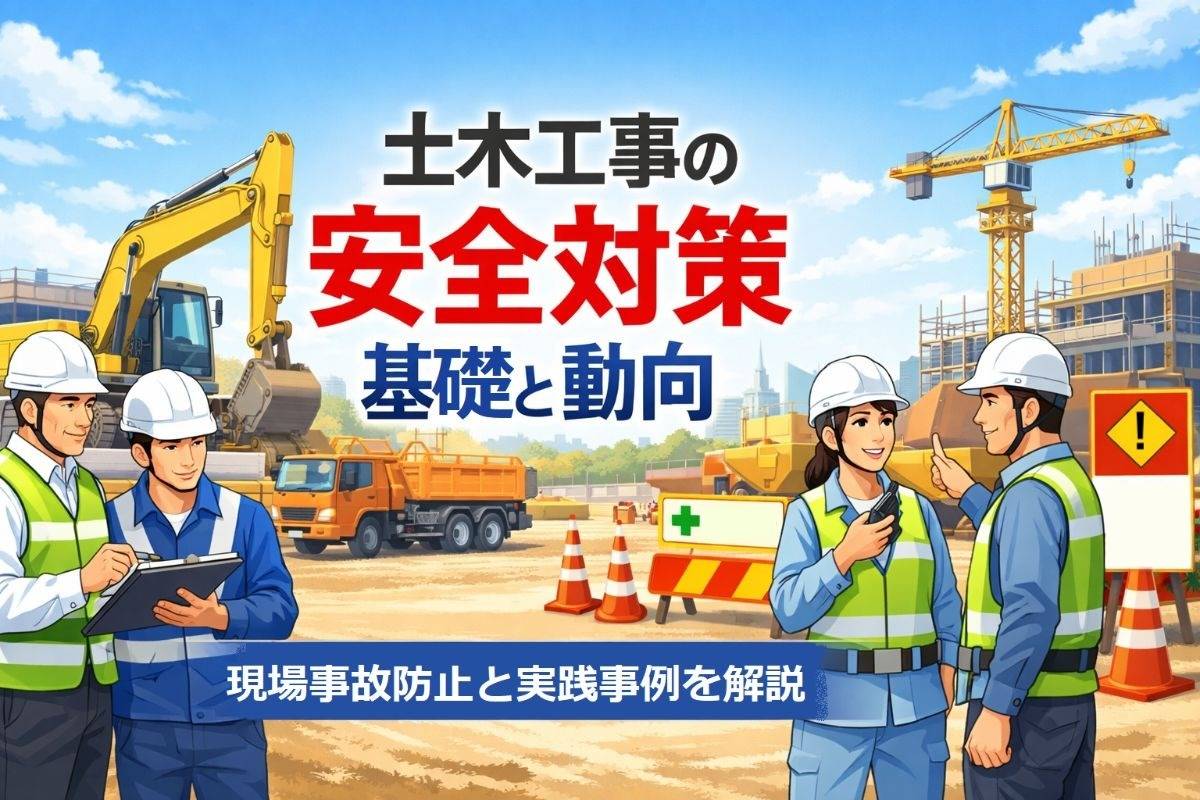 土木工事の安全対策の基礎と最新動向｜現場事故防止と実践事例を解説