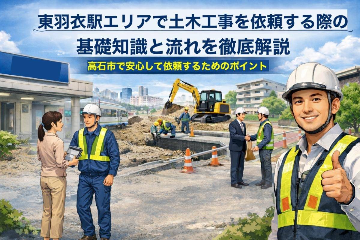 東羽衣駅エリアで土木工事を依頼する際の基礎知識と流れを徹底解説｜高石市で安心して依頼するためのポイント