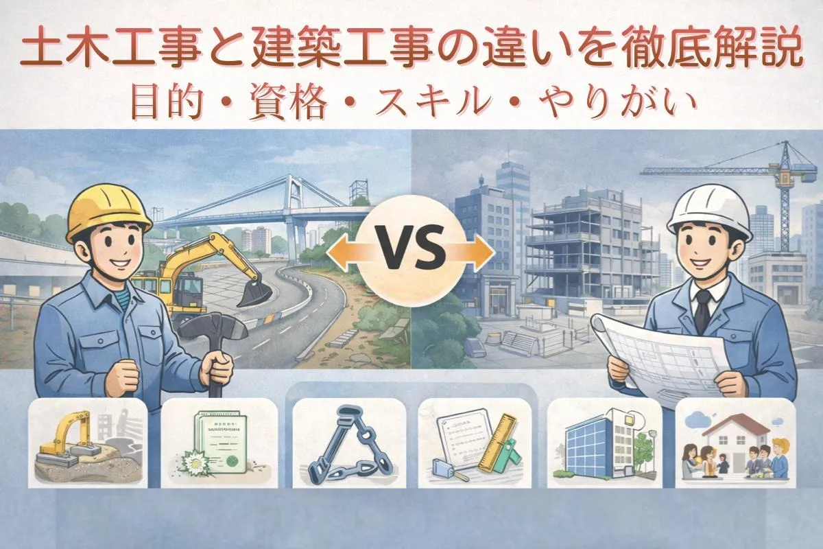 土木 建築 違い